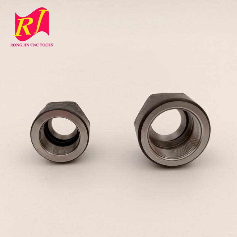 数控精雕机主轴螺帽ER16A M19*1雕刻机械细牙螺母ER20A M24*1压帽 - 图1
