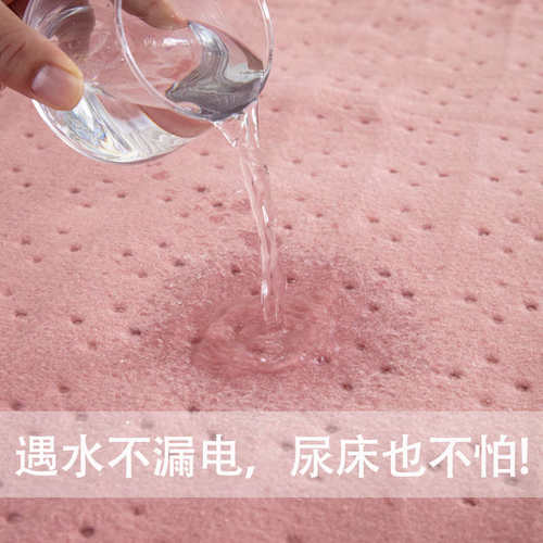 小绵羊电热毯双人双控调温加厚加大电褥子单人学生宿舍床家用安全 - 图2