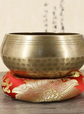 尼泊尔手工刺绣音钵垫圈佛音碗底座瑜伽佛音钵底垫颂钵垫直供