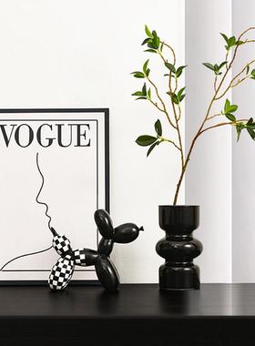 现代艺术新房玄关酒柜装饰品摆件家居客厅软装饰摆件高级感工艺品