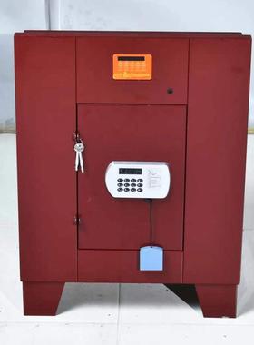 钢板功德箱双门密码锁投币说祝福语带语音功能添油箱电子防盗加厚