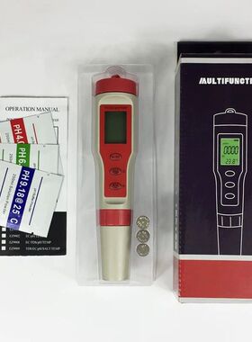 tds水质测试笔EC电导率ph测试多功能水质检测笔水温检测仪器工具
