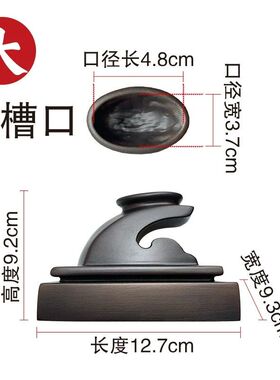 半身底座摆件托架树脂摆放托盘通用仿实木艺术创意石头奇石底座