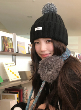 【猫仔kitten】时尚针织保暖包头帽圆顶毛线帽子2026年冬季套头帽