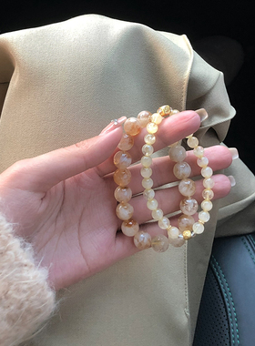 【猫仔kitten】2025年新款水晶串珠手链女韩国ins轻奢高级感手串