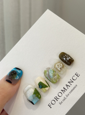 Foromance.【阿勒泰】植物学系配色 自然氛围 纯手工穿戴甲