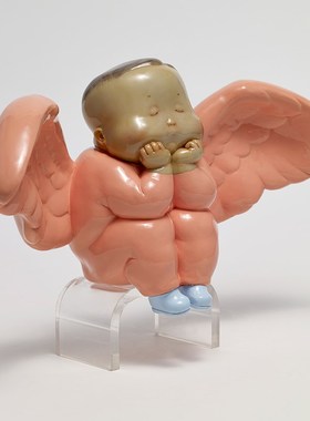 稀奇艺术中号《天使比比》瞿广慈雕塑桌面摆件饰品