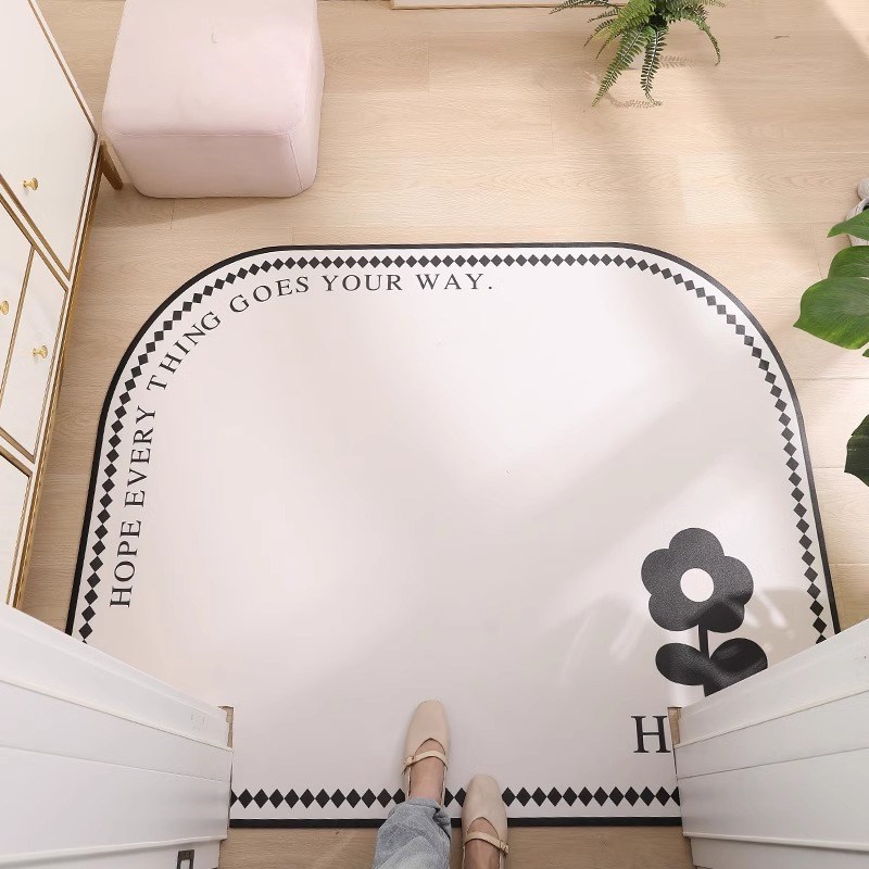 地垫入户门垫皮革进门口玄关门垫可裁剪耐脏可擦免洗地毯门厅脚垫 - 图0