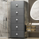 Thickened drawer storage cabinet household living room cabinet bedroom simple bedside table multi-layered slit storage cabinet
