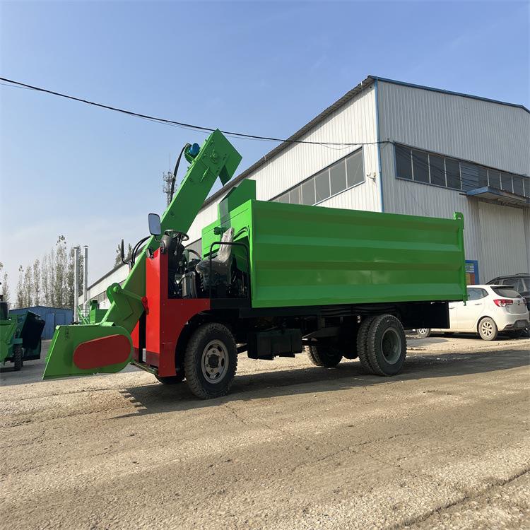 自走式牲畜粪便清粪机8立方四轮清粪车牛场全自动除粪机 - 图0