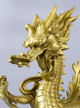 室内室内龙摆件招财镇宅工艺品办公室桌面摆设客厅玄关装饰品