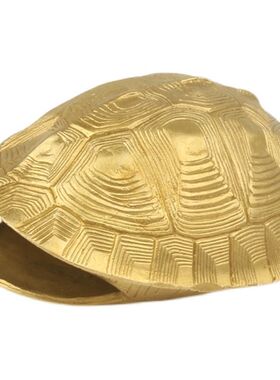 纯铜乌龟壳创意六摇卦铜钱用具龟甲六十四卦工具中式工艺品家居摆