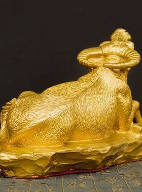 铜牛十个生肖牛铜牛摆件客厅办公室工艺品