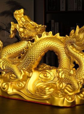 纯铜龙腾盛世摆件家居客厅办公室装饰品公司开业礼品工艺品