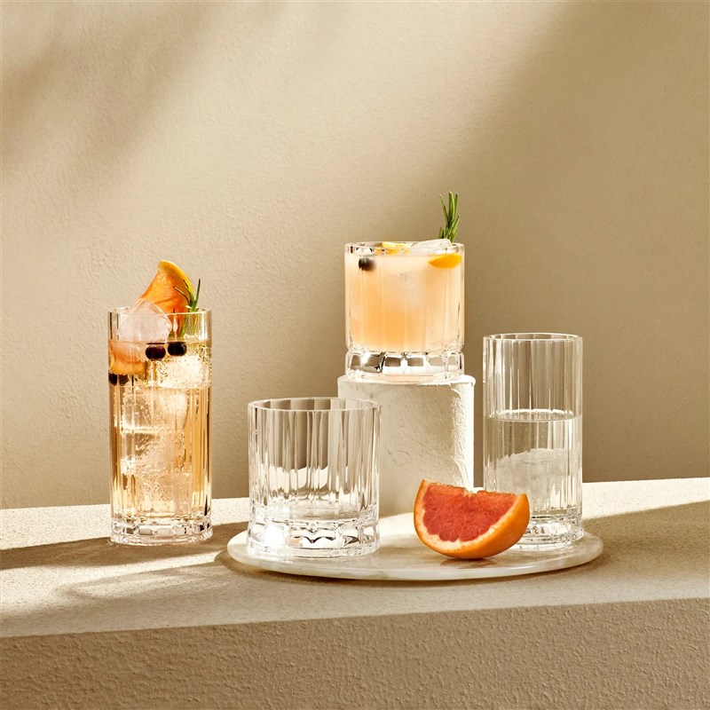 NUDE努德进口威士忌酒杯水晶玻璃刻花古典杯高档古典洋酒杯子套装 - 图3