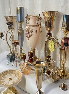 孤品创意-欧美别墅民宿办公客厅轻奢玄关软装饰品摆件