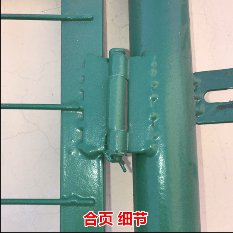 极速简易铁d丝网门家用围栏门护栏门栅栏门仓库车间隔离铁网门户 - 图2