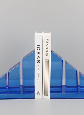 极速北欧创意水晶书挡样板房售楼部卧室厨房客Q厅餐厅桌面玄关饰