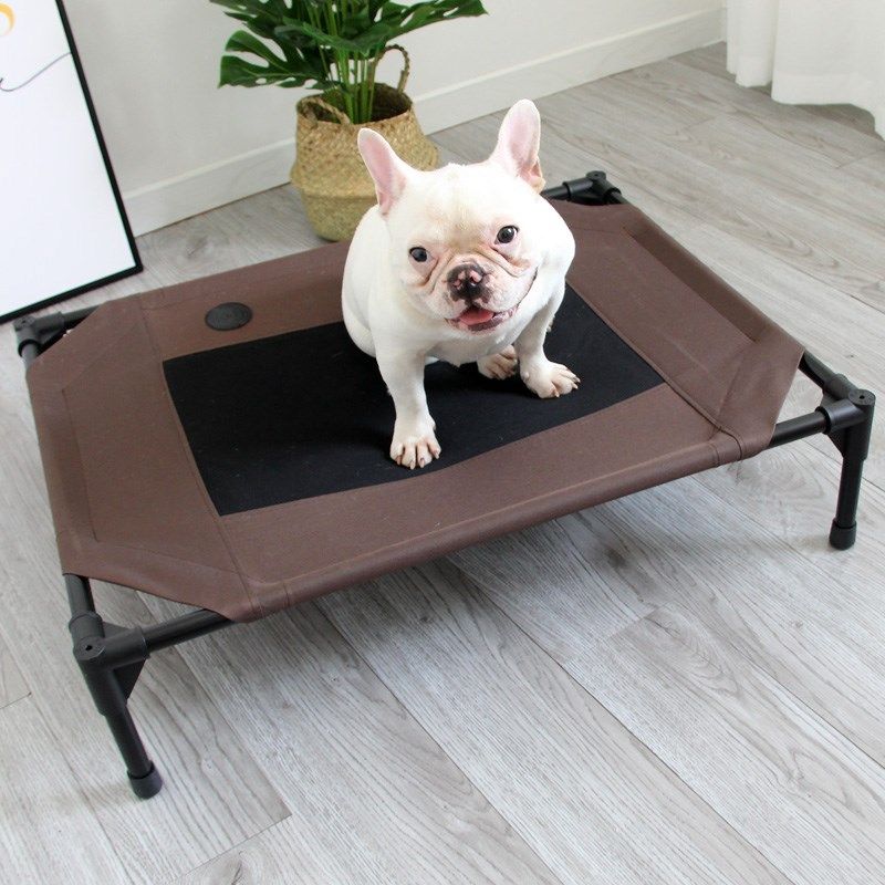 春夏防潮狗狗宠物床柯基法斗狗床泰迪犬网面透气可拆洗金毛行军床,淘宝优惠券,粉丝福利购,淘宝优惠卷