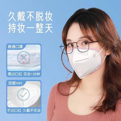 N95防护口罩成人口罩一次性3D立体防护口罩五层过滤防护儿童口罩 - 图1