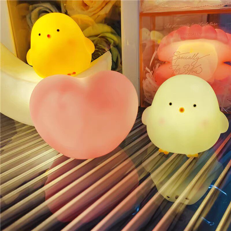 【厉锻新品】ins风爱心灯氛围浪漫小夜灯卧室网红摆件爱心创意七夕节情人节氛围灯表白灯生日礼物拍照氛围灯