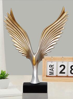 酒柜装饰品摆件欧式简约现代创意家居饰品电视柜办公室大鹏展翅