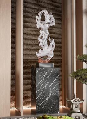 五彩缤纷太湖石摆件新中式创意家居客厅玄关酒店民宿装饰品售楼处