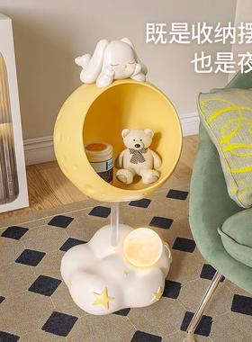 落地摆件客厅沙发边的摆设电视柜收纳置物可爱现代家居大型装饰品