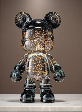 高档轻奢暴力熊摆件酷酷熊