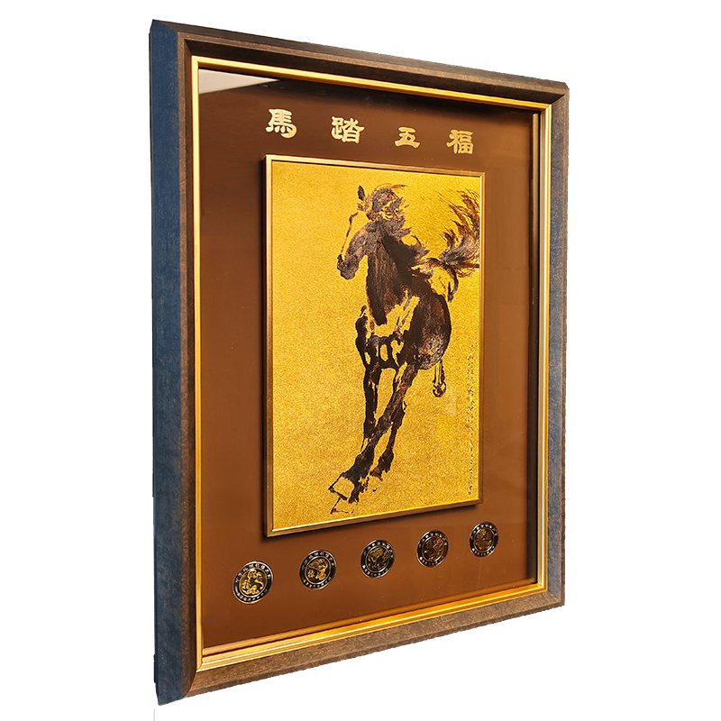 中国特色礼品马到成功金雕彩绣摆件商务国风礼物送朋友送老外礼品,淘宝优惠券,粉丝福利购,淘宝优惠卷