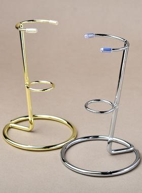 水晶骨干权杖摆件支架能量石六角柱水晶塔魔法棒展示架家居铁艺