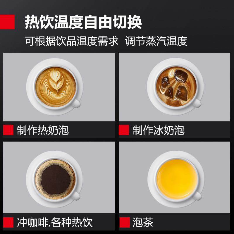 德玛仕商用蒸汽奶泡机开水开水蒸汽一体机步进开水器咖啡NPJ-10,淘宝优惠券,粉丝福利购,淘宝优惠卷