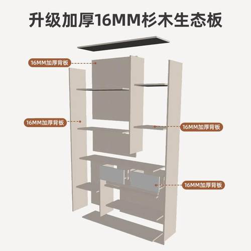 入户玄关柜鞋柜一体靠墙客厅隔断柜简约家用门厅装饰屏风储物柜子 - 图2