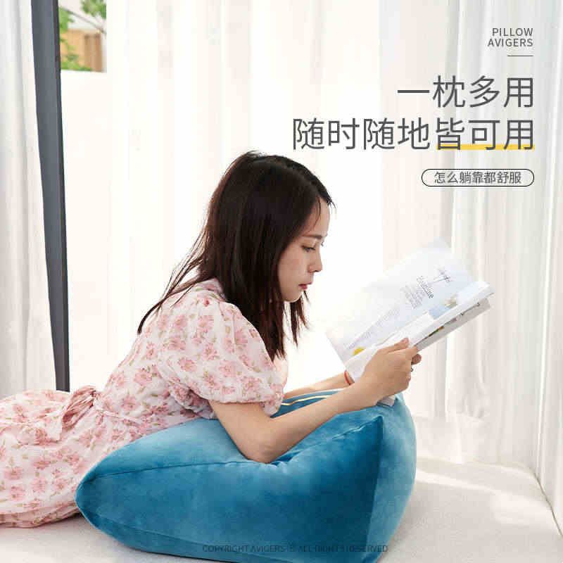 Bedside triangle cushion cushion pillow large back soft bag bed wall cushion bed bay window reading sofa back cushion