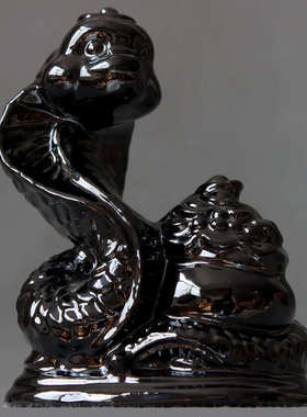 陶瓷十二生肖摆件工艺品鼠牛虎兔龙蛇马羊猴鸡狗猪创意家居装饰品