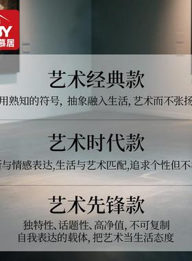 轻奢大理石立柱增高底座 现代简约客厅酒店装饰落地摆件