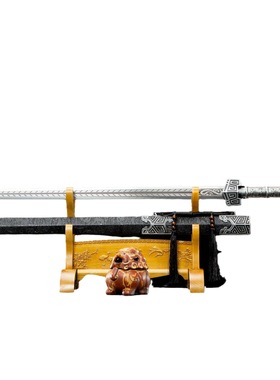 龙泉市刀剑手工一体高锰钢春秋