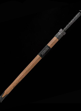 黑双龙方汉剑汉武剑手工锻打锰钢