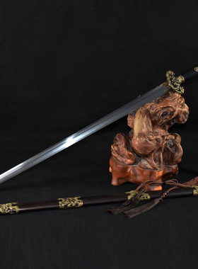 龙泉市刀剑花纹钢镜面工艺宝剑