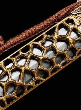 龙泉市刀剑一体八面花纹钢春秋