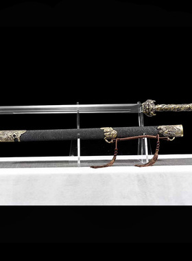 皇极唐横刀汉剑手工锻打花纹钢锰