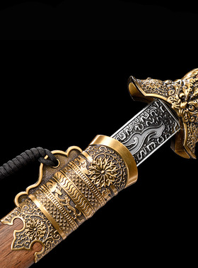将军剑一体锻打汉剑龙泉镇宅宝剑