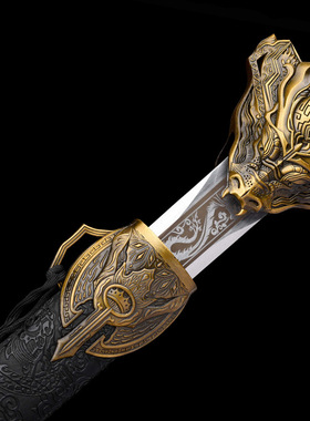 墨龙战剑高锰钢汉王剑龙泉镇宅