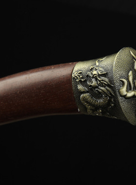 龙泉市刀剑花纹钢防身宝剑一体