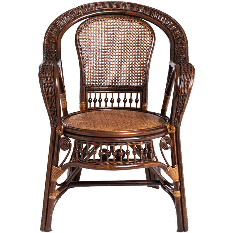 天然藤椅子靠背椅单人编织家用休闲复古办公椅阳台藤椅书房电脑椅,淘宝优惠券,粉丝福利购,淘宝优惠卷