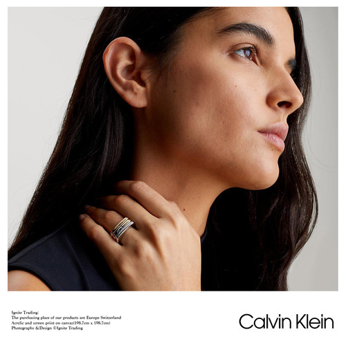 RING - 2024 Calvin Klein Bold Metals 35000512 - CK三件套戒指 - 图0
