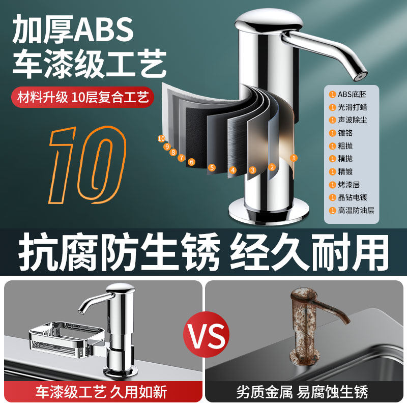 九牧王洗洁精压取器厨房水槽皂液器延长器家用洗菜盆洗涤剂按压器,淘宝优惠券,粉丝福利购,淘宝优惠卷