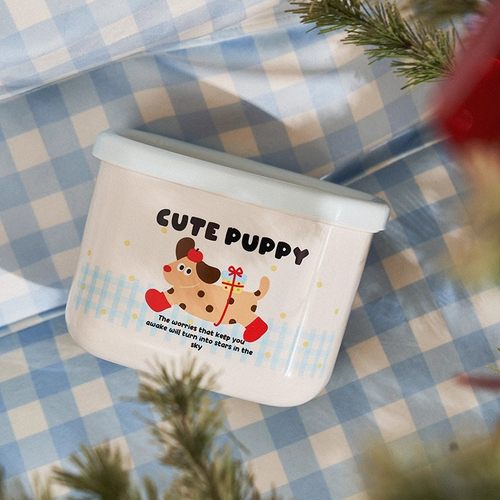 清仓-多巴胺腊肠狗桌面迷你垃圾桶家用茶几卧室翻盖废纸桶办公室 - 图1