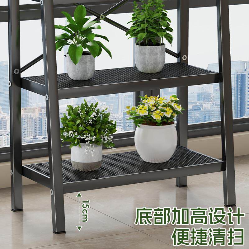 铁艺花架阳台多层可移动大花盆绿植阶梯式摆放架客厅带轮置物架子,淘宝优惠券,粉丝福利购,淘宝优惠卷