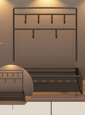 玄关钥匙收纳装饰盒入户门口摆件鞋柜上置物架桌面挂墙整理神器